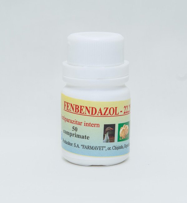 Fenbendazol 22,2% tablete